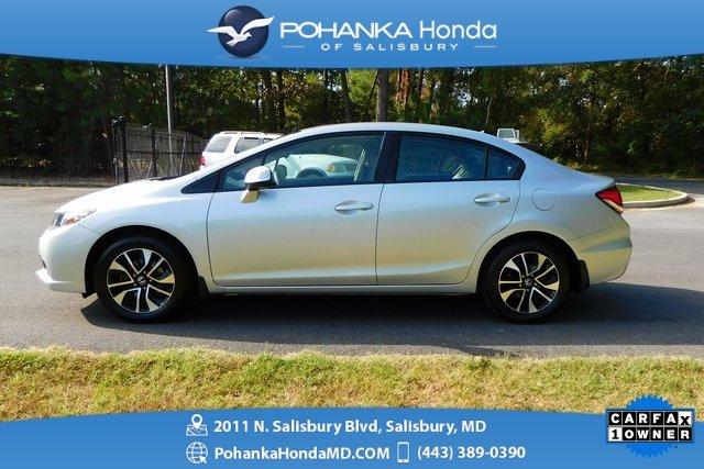 used 2013 honda civic ex sedan salisbury, md 21801 for sale in salisbury, maryland