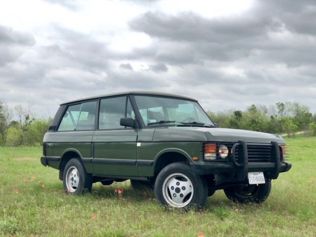 manual, turbo diesel range rover classic 2 door
