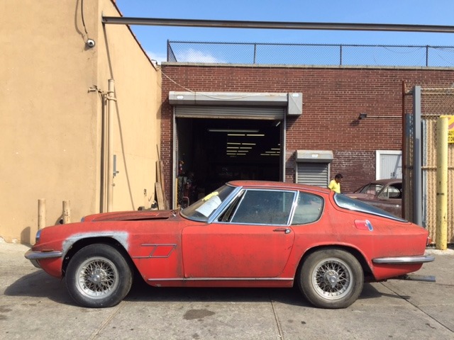1968 maserati mistral 0 red coupe