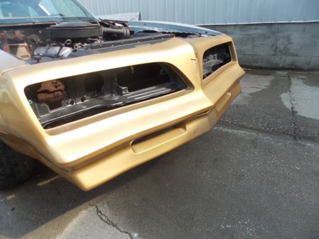1978 pontiac firebird trans am solid project w/ numbers matching drive train! nr