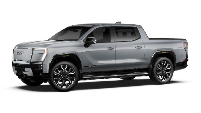 new 2025 gmc sierra ev max range denali