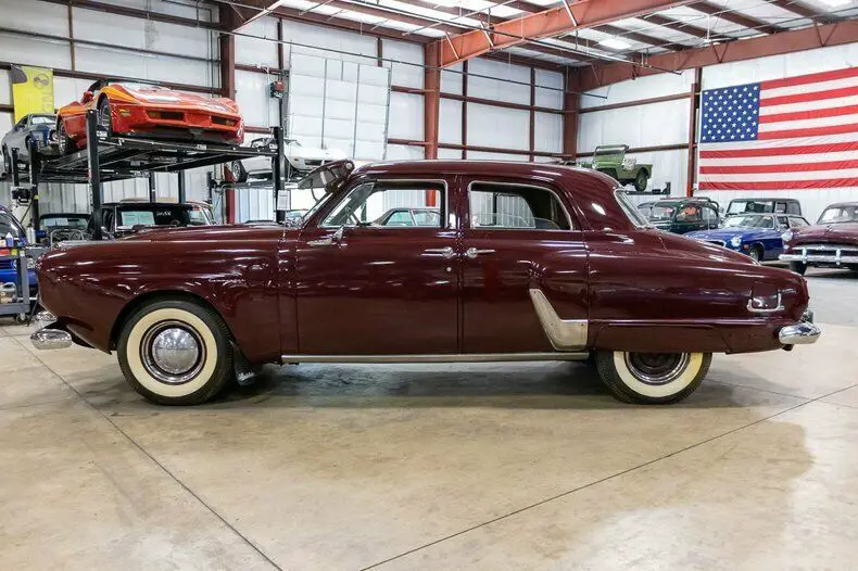 1950 studebaker commander 37883 miles burgundy sedan 246ci inline-6 manual