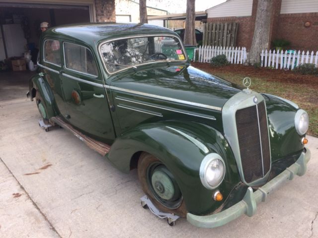1953 mercedes benz w187 / 220 barn find original only 11722 miles
