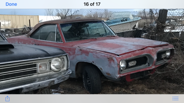 1969 plymoth barracuda s 340 runs located in huntley montana