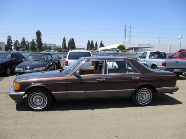 c 1985 mercedes-benz 380 se 4 dr used 3.8l v8 16v automatic no reserve