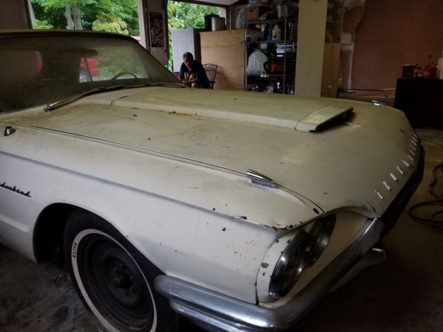 1964 ford thunderbird 2 door convertible, runs! needs love, garaged for 20 years