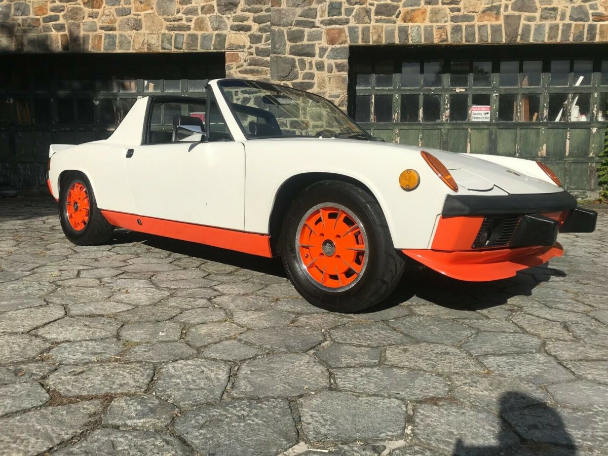 1974 porsche 914 2.0 le creamsicle targa