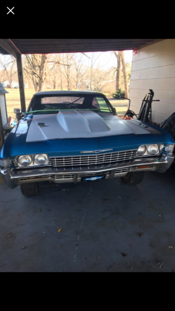 pro street 1968 impala fastback - great start - needs finishing