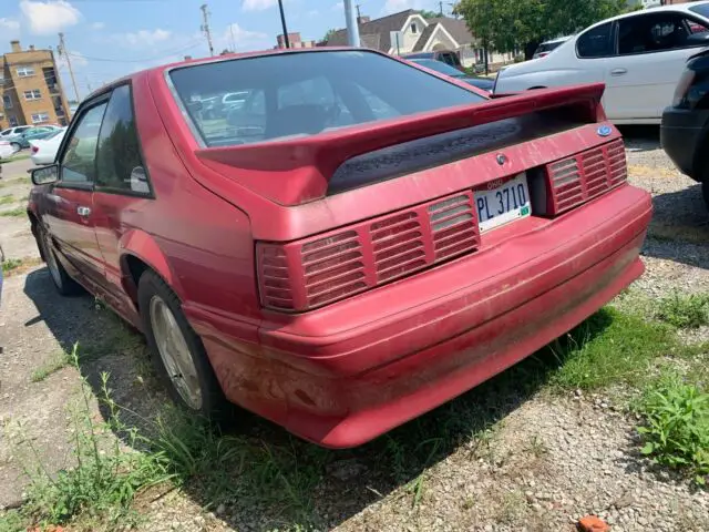 1988 ford mustang with tmuk(see odm) miles and no key
