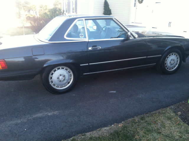 1988 560sl black metallic convertible/hardtop