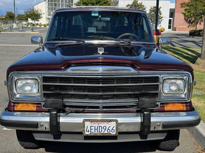 iconic family hauler: 1990 jeep grand wagoneer 4x4 in costa mesa, california