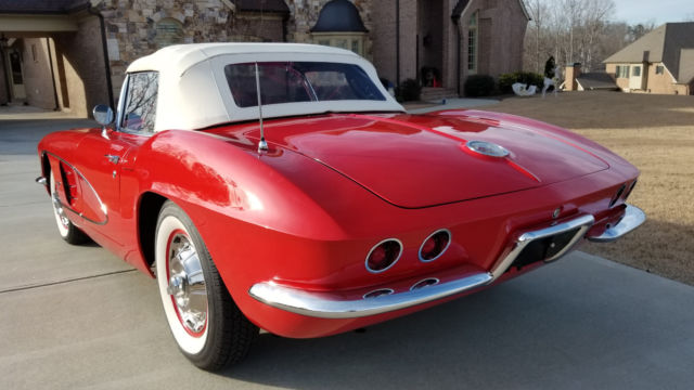 1961 corvette convertible bloomington gold ncrs top flight