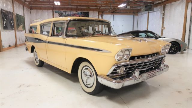 1959 amc rambler six cross country super station wagon