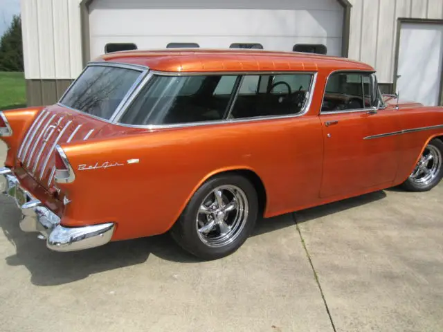 1955 chevy nomad--solid california car