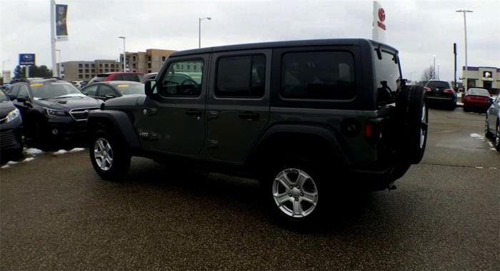 used 2018 jeep wrangler 4wd unlimited sport muskegon, mi 49444 for sale in meskegon, michigan