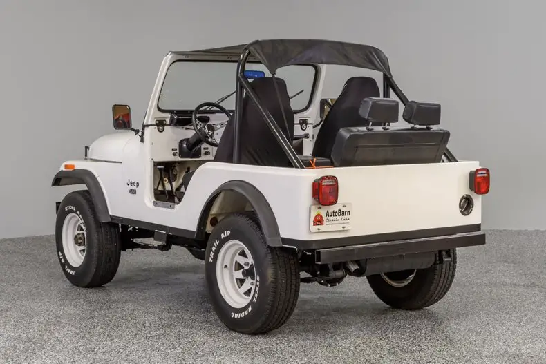 1977 jeep cj-5 41926 miles white jeep 232ci 3-spd manual