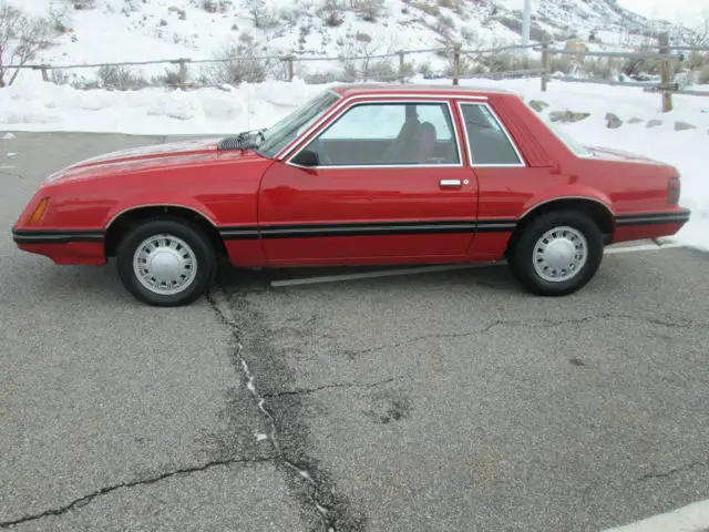 1984 ford mustang l coupe 2-door 2.3l notch notchback drag car
