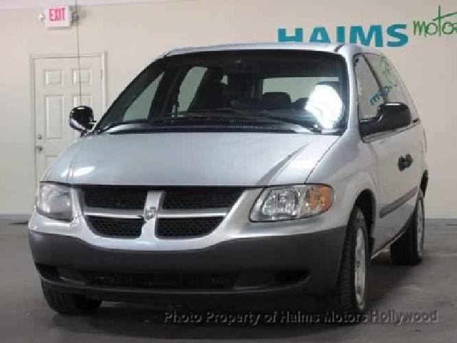 used 2002 dodge caravan for sale. in hollywood, fl