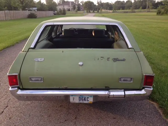1972 chevelle green brier station wagon big block 454 driver 1970 1972