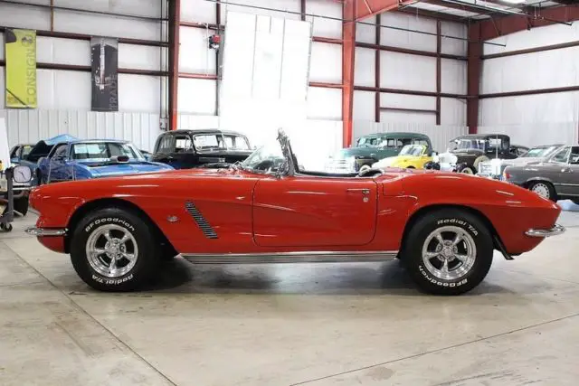 1962 chevrolet corvette 46260 miles red convertible 327 v8 4 speed manual