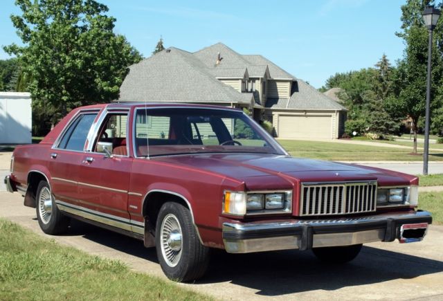 1984 mercury grand marquis 77,394+ orig. miles sold by second owner "land yacht"