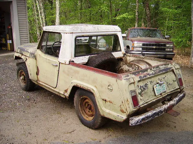 1967 jeepster commando - dauntless v6 engine - 4x4 - 4-speed - complete project