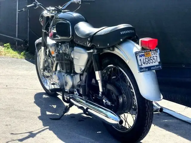 1967 honda cb450ko the black bomber 11,872 miles black select 5 speed