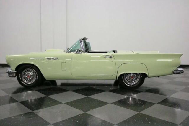 beautiful baby bird in willow green! 312 v8, auto, a/c, ps/b w/ 4 wheel discs
