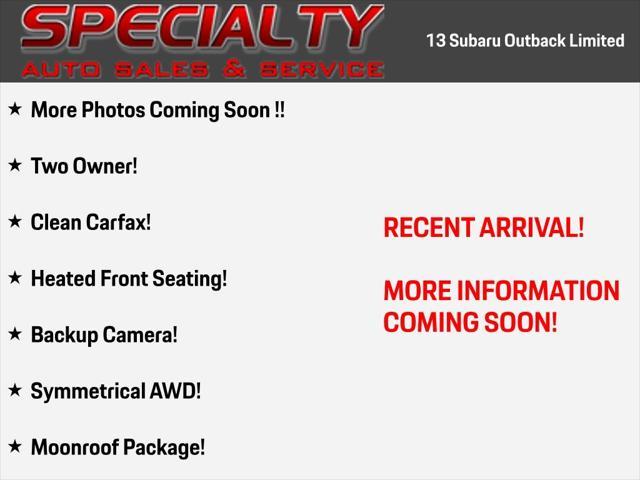 2013 subaru outback 2.5i limited