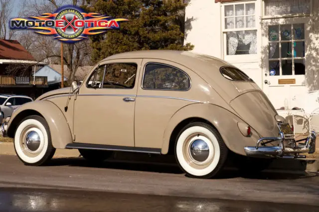 1956 volkswagen beetle oval window,nut and bolt restoration,correct engine