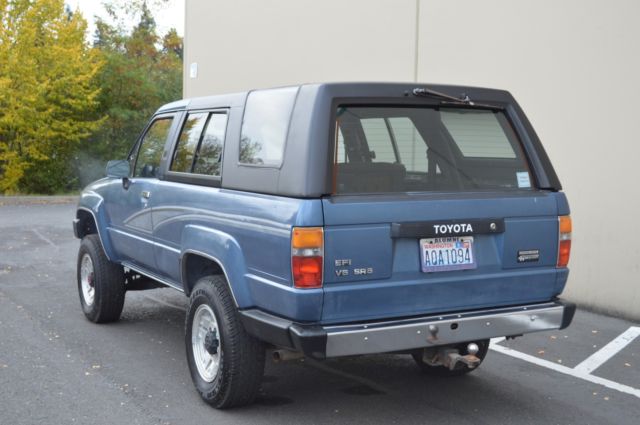 1989 toyota 4runner sr5 efi 3.0l v6 4x4 5-speed manual trans. 106,292 miles