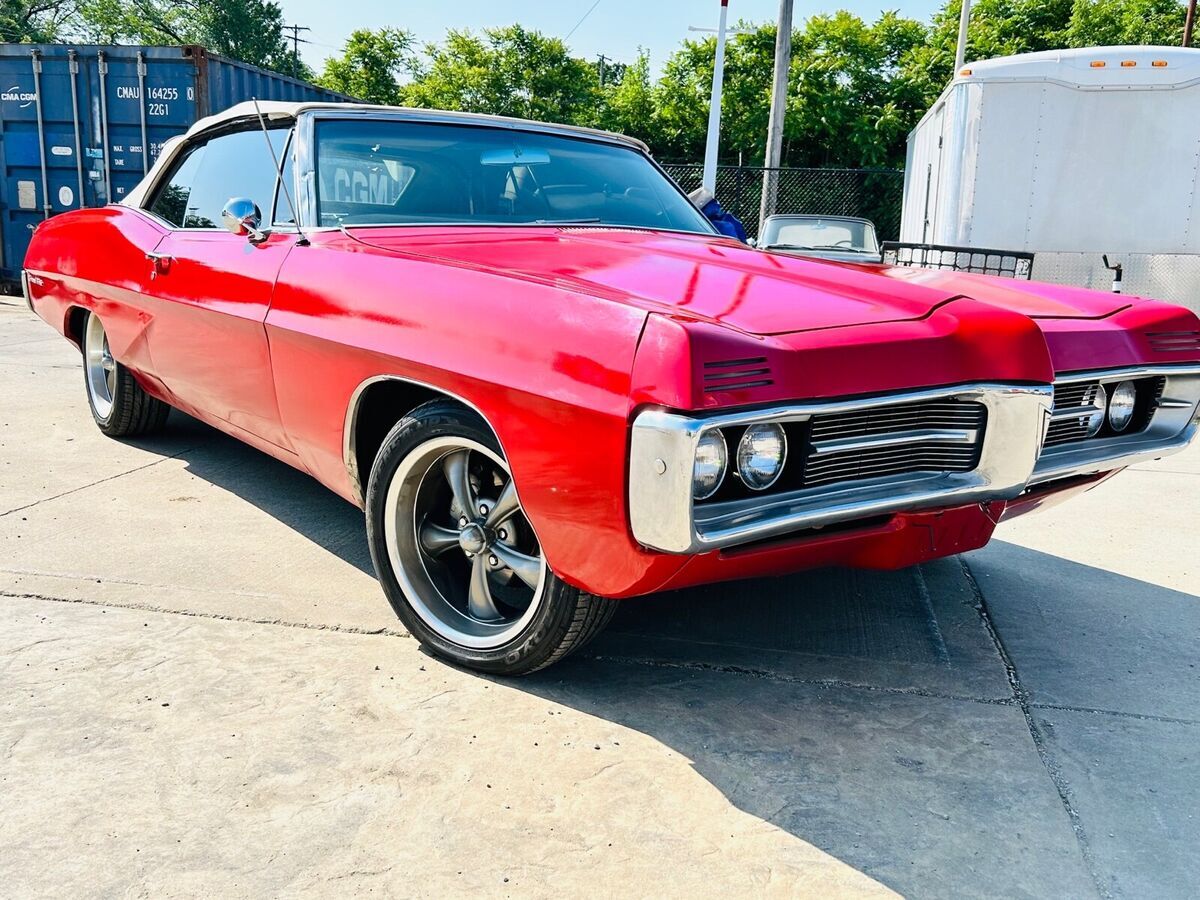 1967 pontiac grand prix convertible red rwd automatic