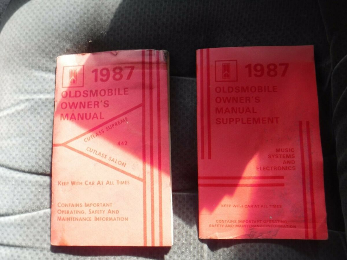 1987 oldsmobile cutlass supreme brougham 5.0l olds