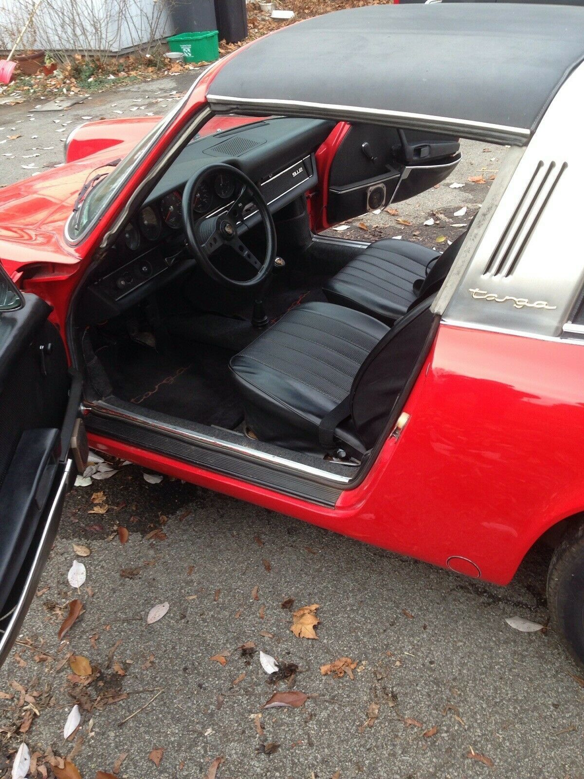 1969 porsche targa red