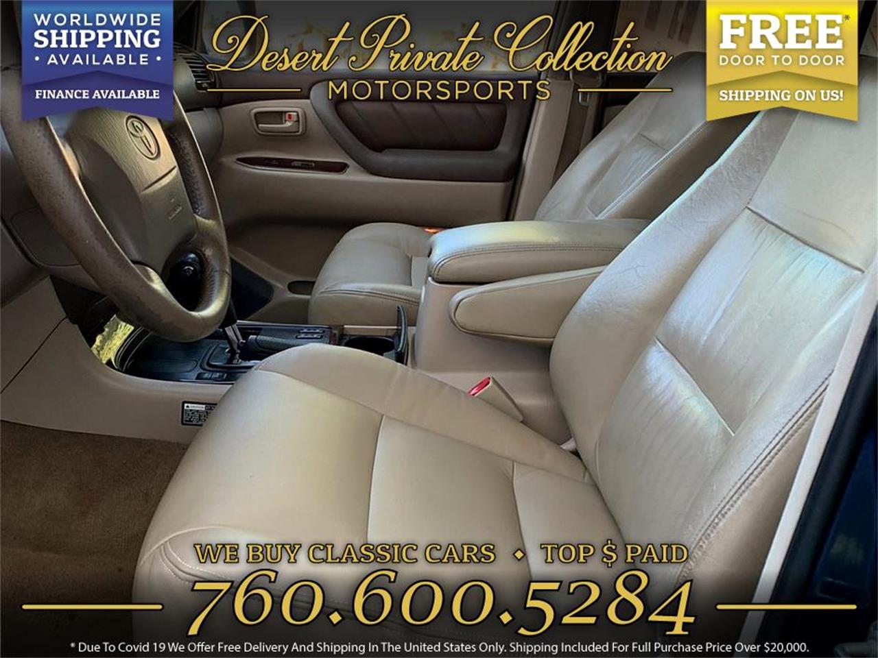 for sale: 1999 toyota land cruiser in palm desert , california for sale in palm desert, ca