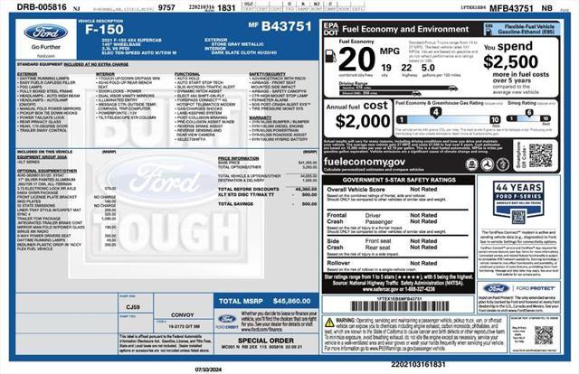 2021 ford f-150 xlt