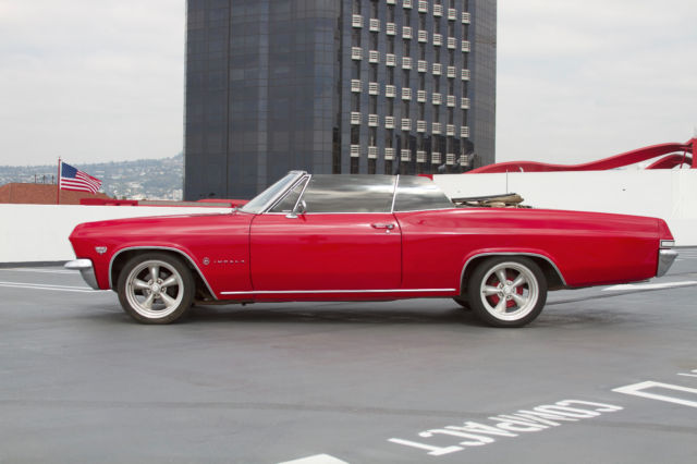 red 1965 chevy impala owned by 50 cent!