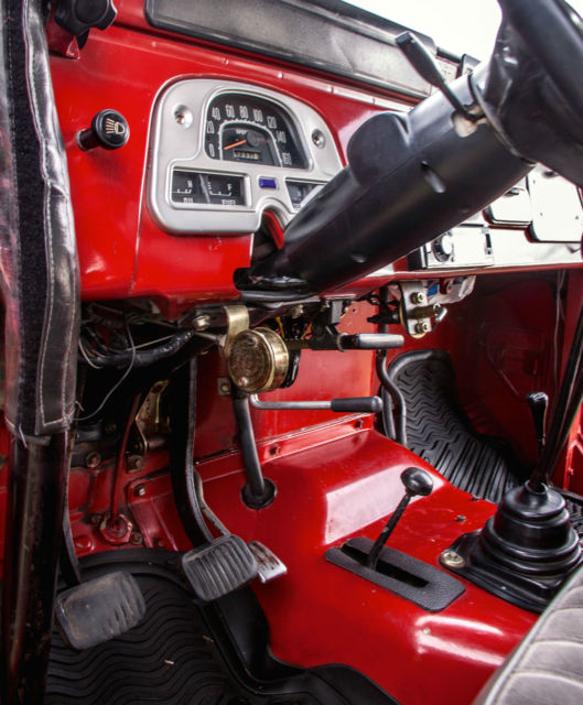 1976 toyota, fl cruiser, red, soft top, restored