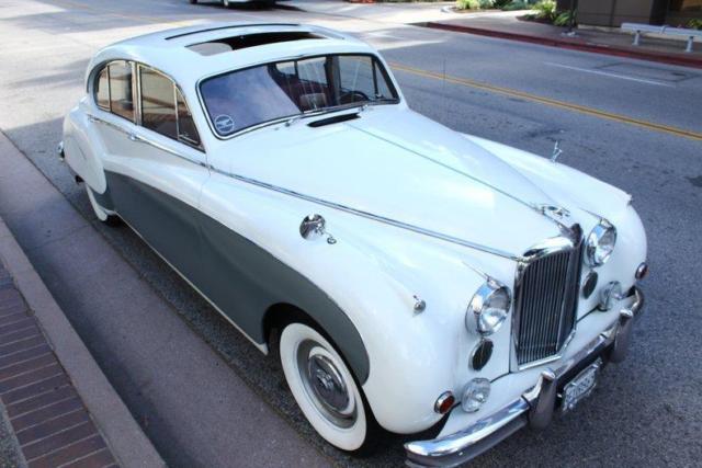 1960 jaguar mark ix 3,394 miles white/gray sedan 6cyl manual
