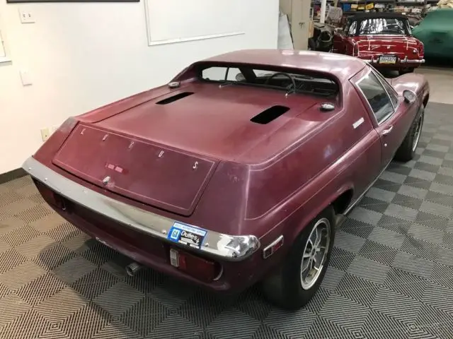 1974 lotus europa twin cam special. 5-speed. well-preserved. easy improvement