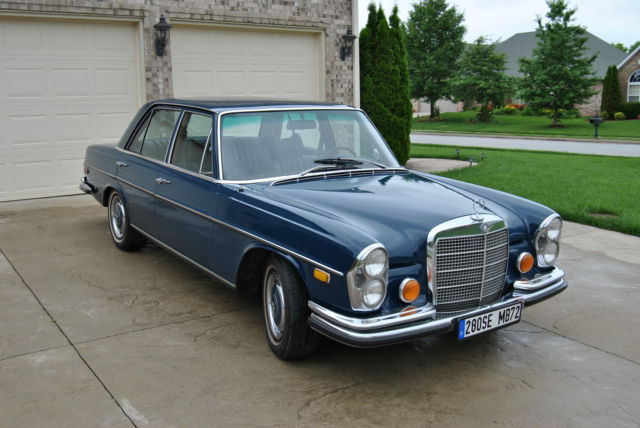 1972 mercedes benz 280se 4.5 v8