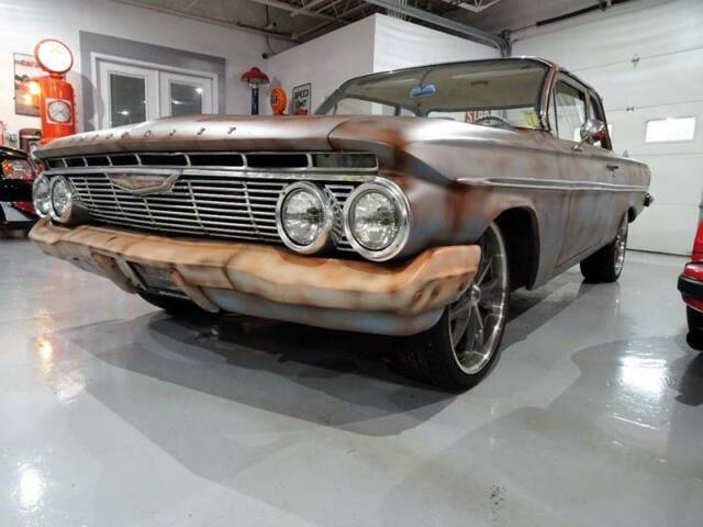 1961 chevrolet bel air / impala ls v8 disc brakes custom resto mod no reserve
