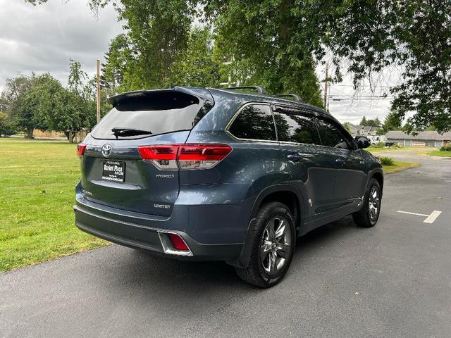 2017 toyota highlander hybrid limited platinum