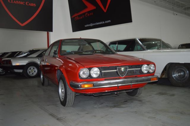 1979 alfa romeo sprint red great deal!