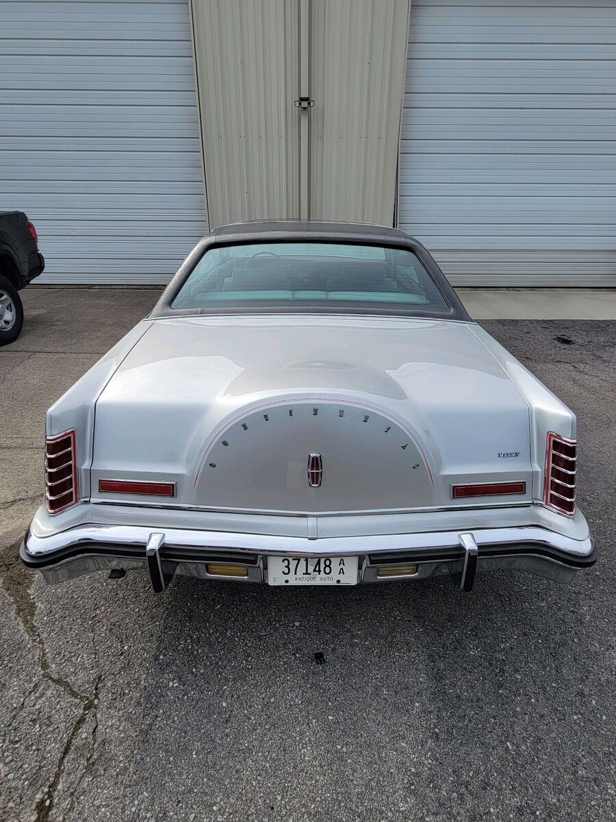 1978 lincoln mark v coupe grey rwd automatic pucci