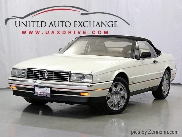 1991 cadillac allante' convertible 58778 miles white convertible 4.5l 8-cyl engi