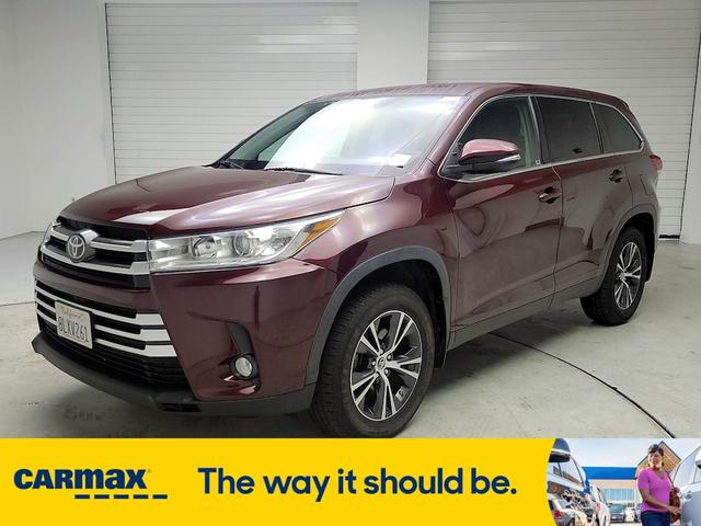 2019 toyota highlander le plus