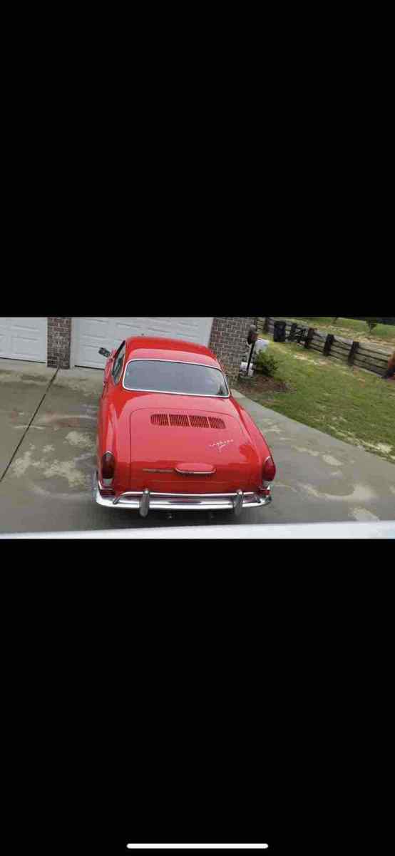1971 volkswagen karmann ghia red fwd manual