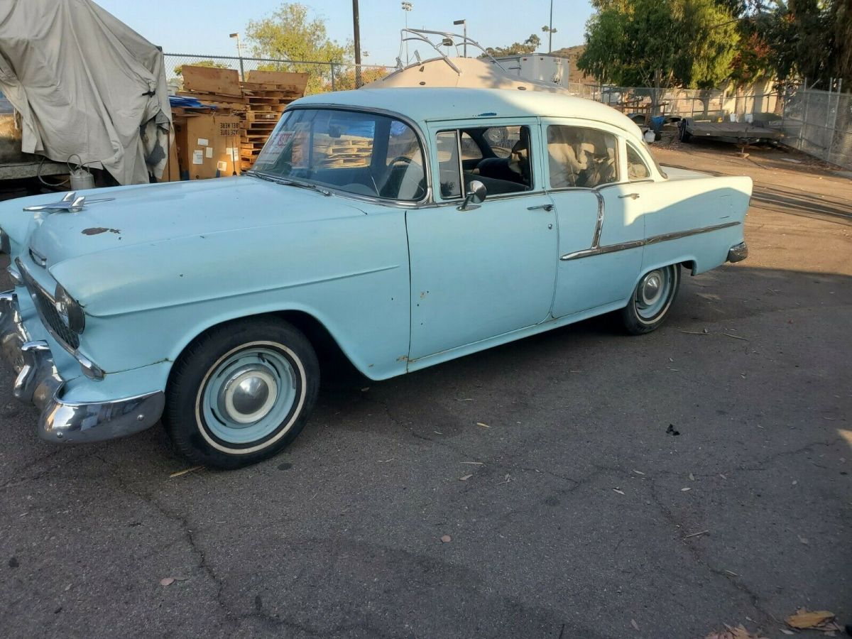 1955 chevrolet 210 4 door sedan v8 auto power glide