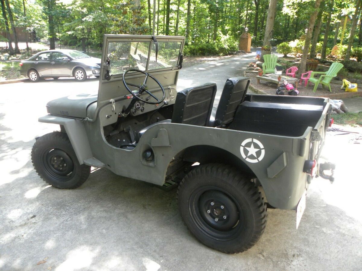 willy's 1946-1947 jc-2a military jeep-rare